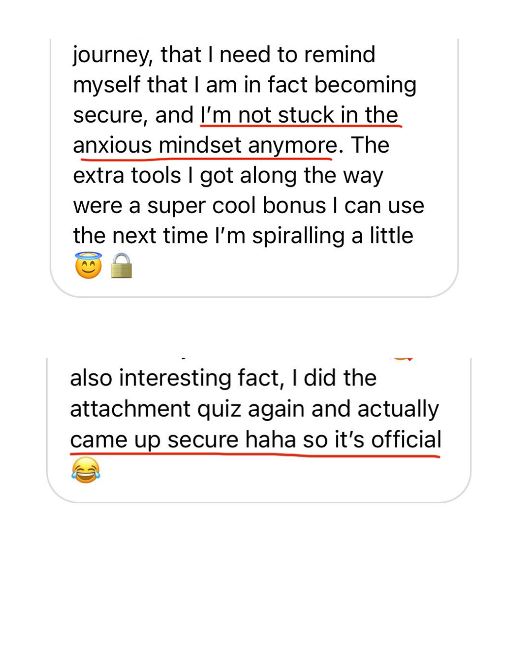 Client testimonial screenshot 4