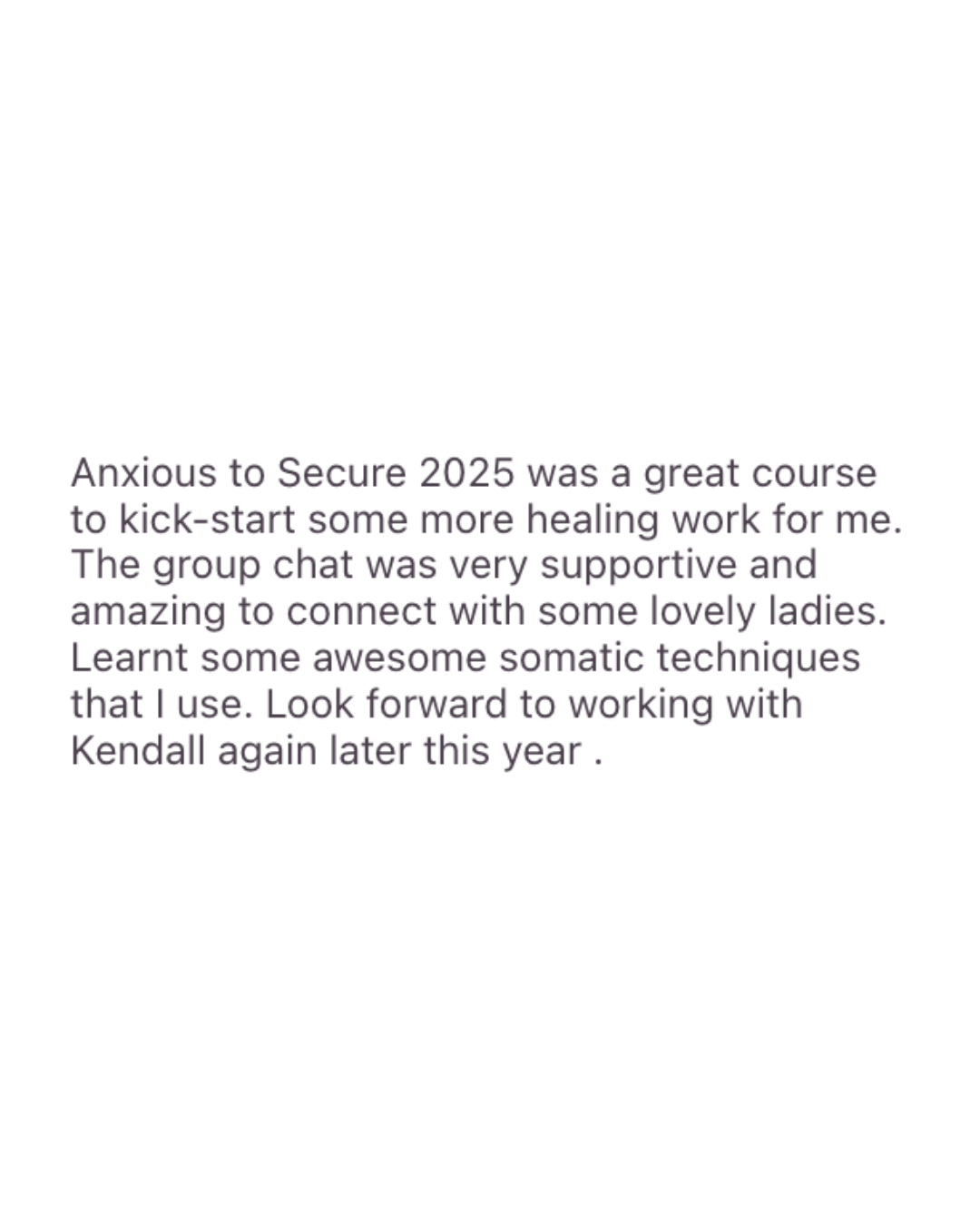 Client testimonial screenshot 6